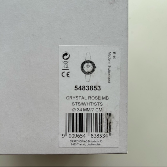 ✨NIB✨Swarovski Crystal Rose Watch - Picture 13 of 13